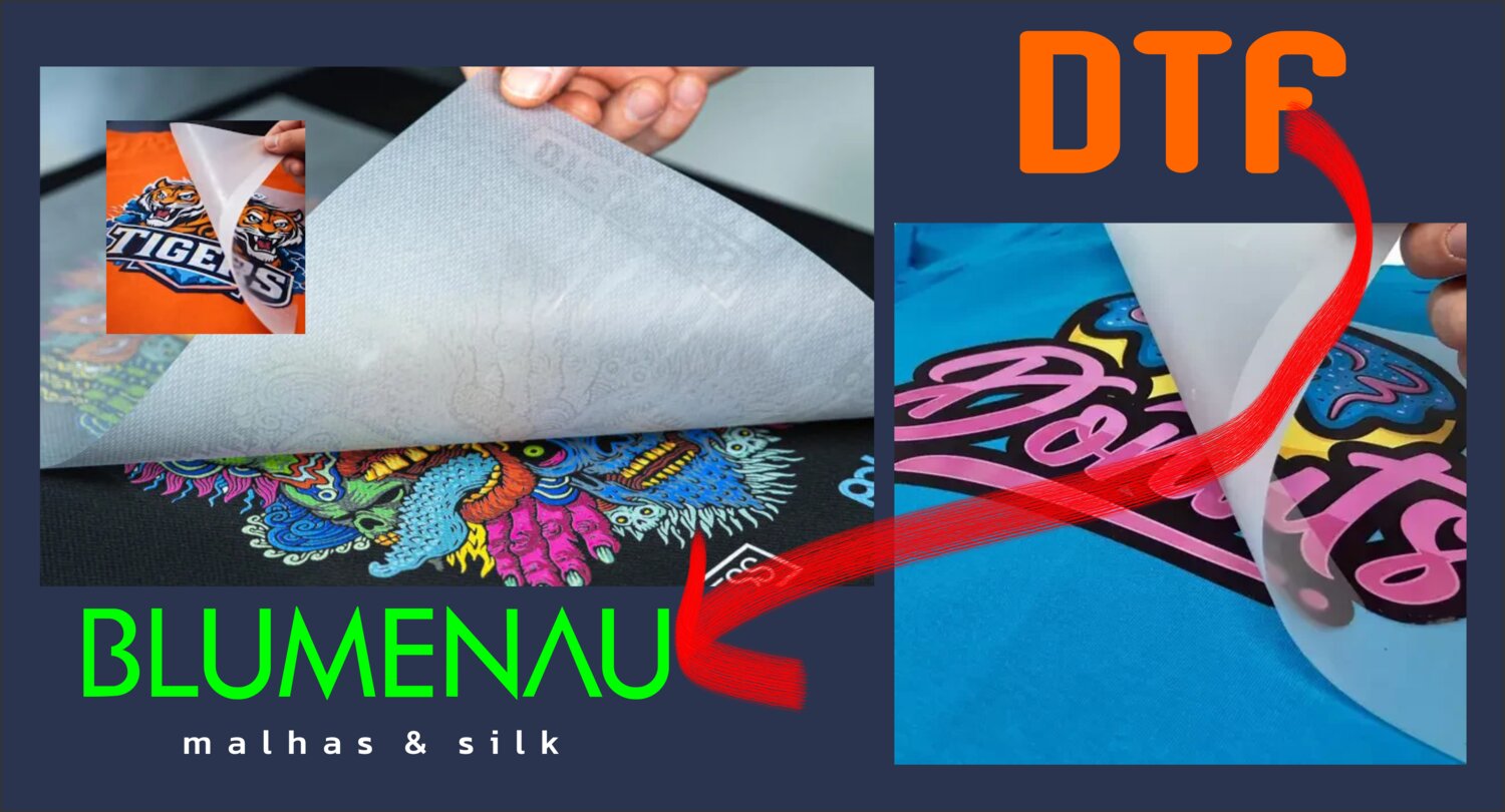 Estampa produzida em DTF